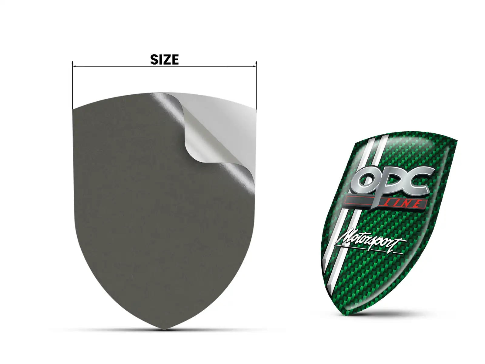 OPC Windschutzsticker Universal Exklusiv Anpassbar